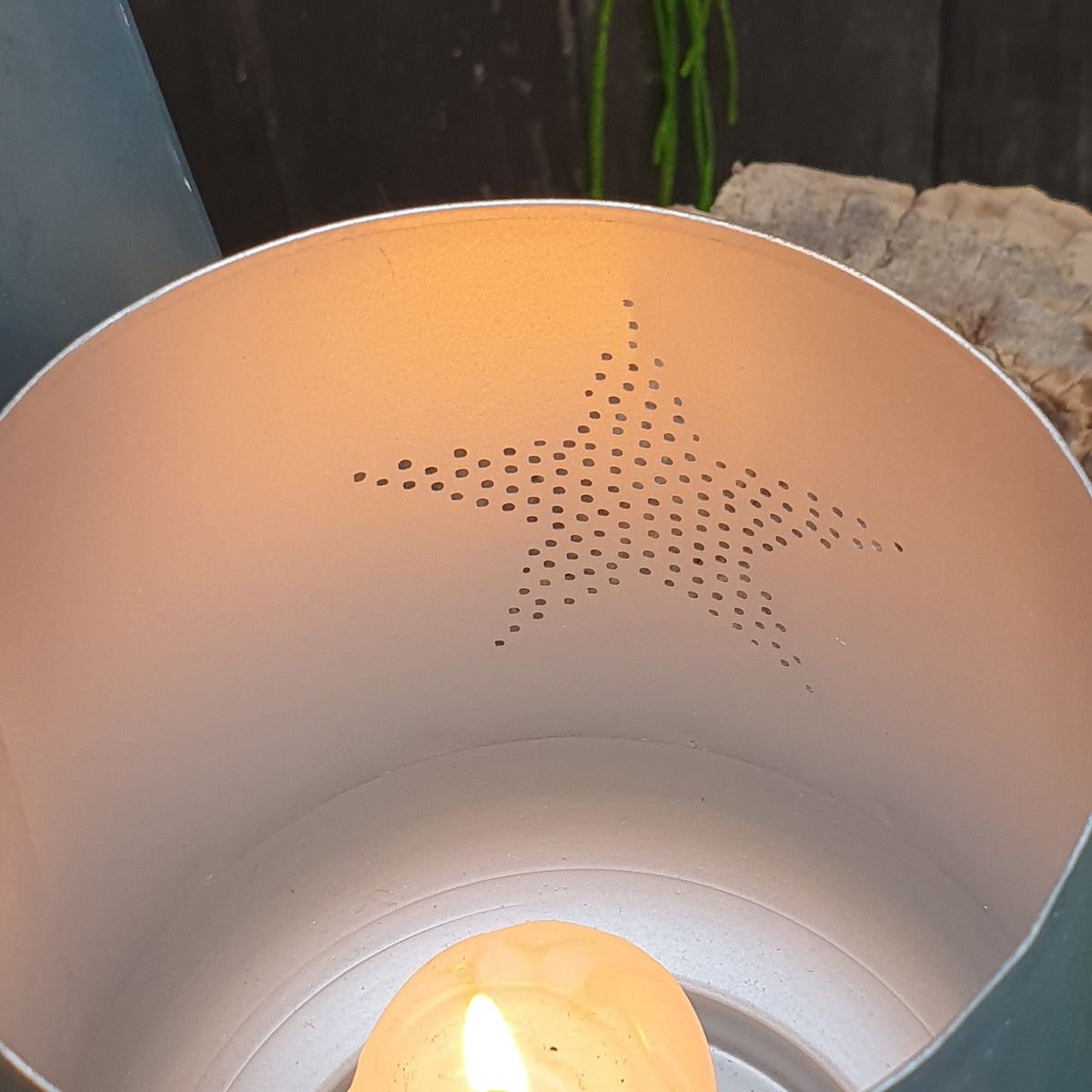 Windlicht mit Stern
