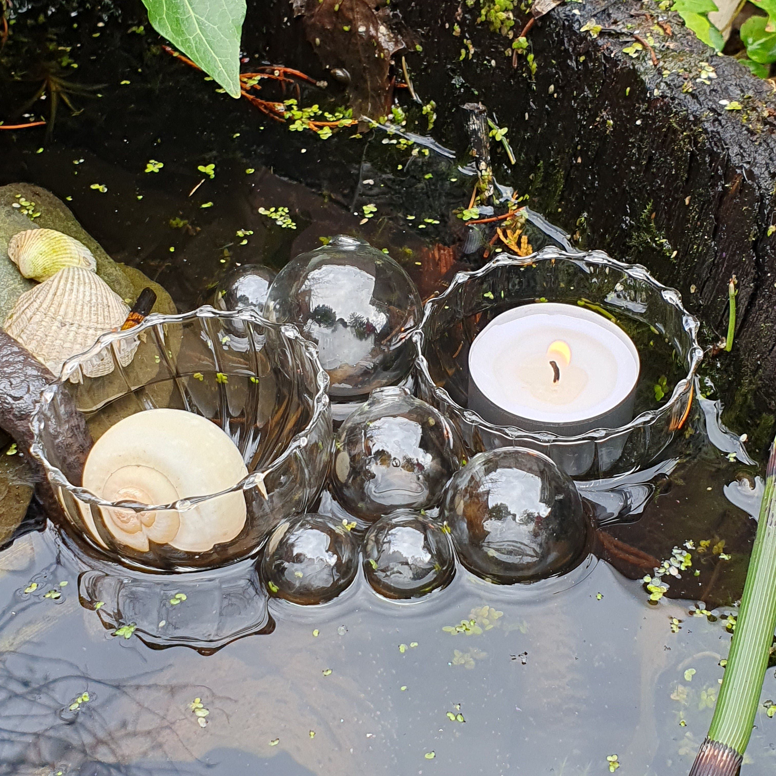 Schwimmset Glas