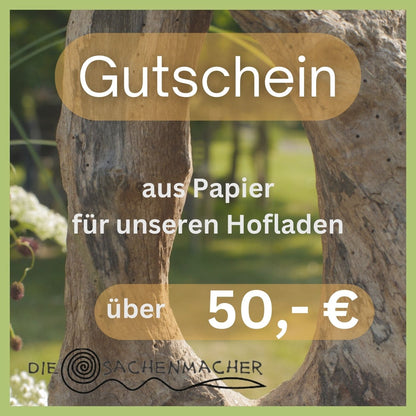 Gutschein Papier