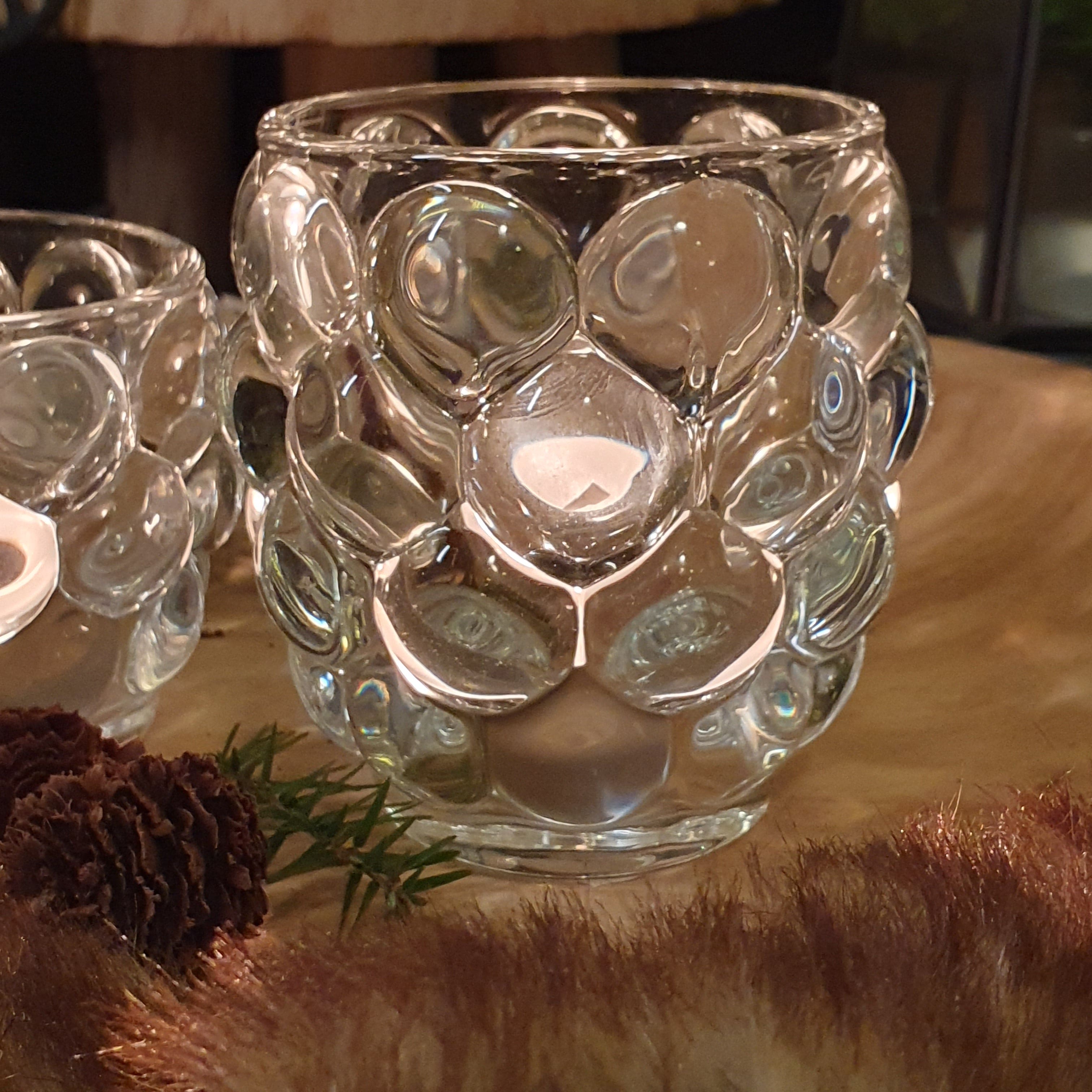 Teelichtglas Bobbel