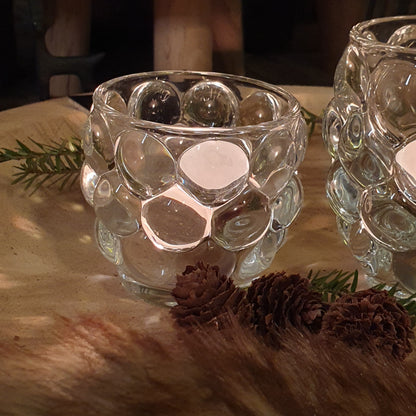 Teelichtglas Bobbel