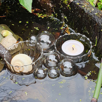Schwimmset Glas
