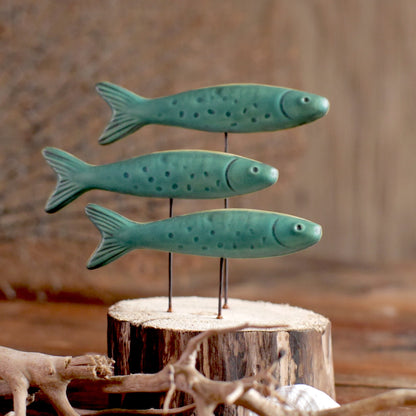 Fischschwarm Keramik