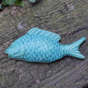 Fisch Keramik flach