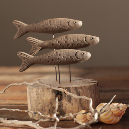 Fischschwarm Keramik